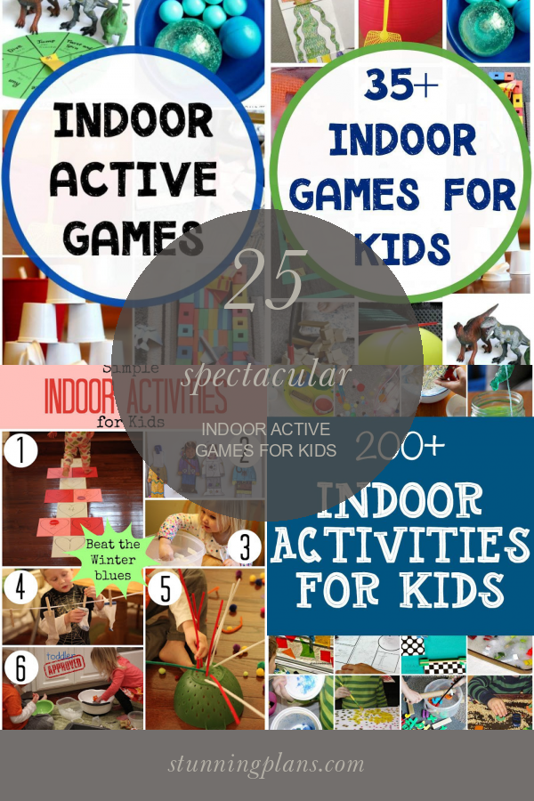 25 Spectacular Indoor Active Games for Kids Home, Family, Style and